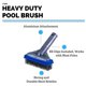 thumbnail image 5 of Xihbxyly Cepillo para Limpieza de Piscinas, Cerdas Resistentes de Acero Inoxidable, Elimina Fácilmente Manchas Difíciles, Limpia Esquinas y Escalones, Mantenimiento de Piscinas, 5 Pulgadas, Mango de, 5 of 7