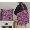 thumbnail image 5 of Soimoi Poly Canvas Purple Fabric By the Yard - 56 Inch Wide - Leaves Pattern Fabric - Botanical and Elegant Designs for Various Uses Printed Fabric, 5 of 6