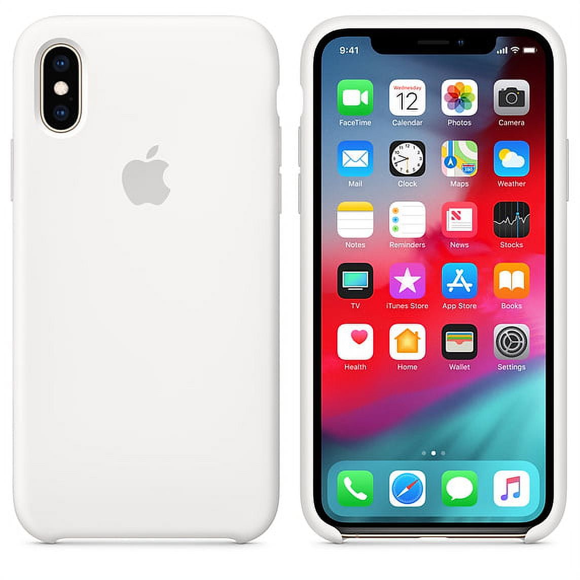 Apple Silicone Case for iPhone XS Max - White - Walmart.com