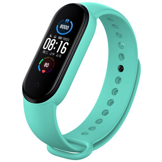 Correa para Mi Band 6 7 NFC pulsera Sport silicona reloj pulsera Miband 4 Belt pulsera correa para Xiaomi mi band 3 4 5 correa