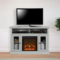 thumbnail image 2 of Pemberly Row Electric Fireplace TV Console for TVs up to a 50" in Gray, 2 of 5