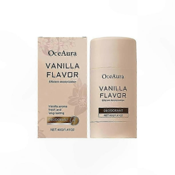 Natural Vanilla Scent Deodorant for Women & Men | Aluminum-Free Formula | Extra Strength Long-Lasting Freshness Protection