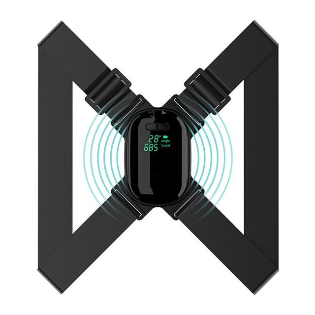 Corrector De Postura Inteligente 5-50 Grados Entrenador De Postura Ajustable Con Sensor Inteligente Recordatorio De Vibración Alisador De Espalda Cateissary CE008992-00