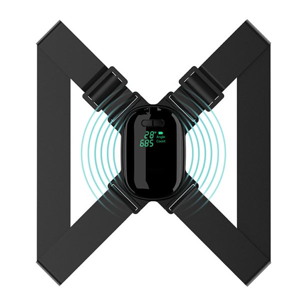 Corrector De Postura Inteligente 5-50 Grados Entrenador De Postura Ajustable Con Sensor Inteligente Recordatorio De Vibración Alisador De Espalda Speravity CE008992-00
