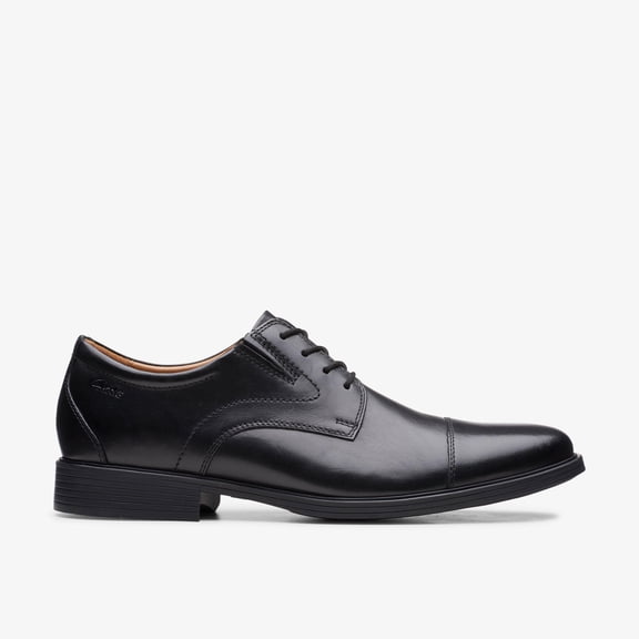 Clarks Mens Whiddon Cap Oxfords