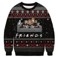 thumbnail image 3 of Nueva sudadera especial de Navidad de moda con estampado 3D de personajes de dibujos animados de películas y cuello redondo neutro para parejas, 3 of 5