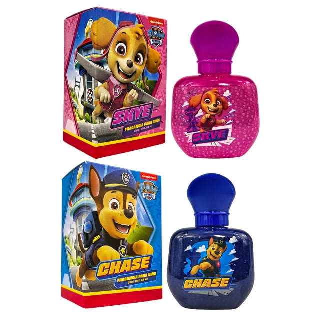 Zermat set perfumes niño niña Paw Patrol Chase Skye fresca frutal dulce