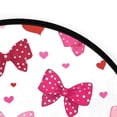 thumbnail image 4 of 36.2 Inch Round Floor Mat Red and Pink Bows Carpet Decor Rug for Living Room Bedroom, 4 of 6