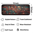 thumbnail image 2 of CURLYOOT Books Old Library Runner Rug 2'x6' Washable Kitchen Runner Rug Indoor Non Slip Laundry Rugs Floor Carpet for Hallway Kitchen Entryway Bedroom Living Room, 2 of 9