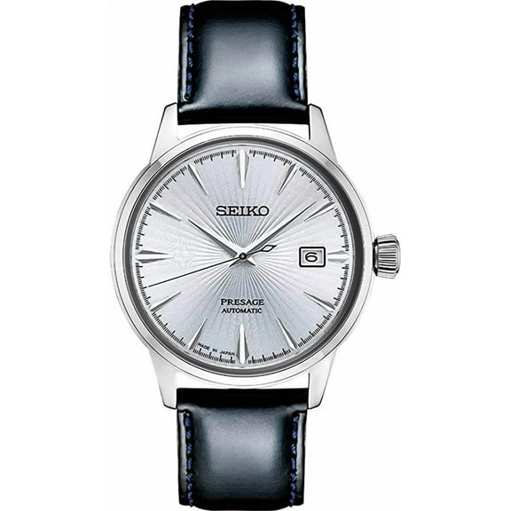 Seiko PRESAGE Automatic Leather Mens Watch