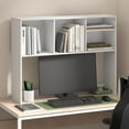 thumbnail image 6 of Furinno Classic Desktop Bookshelf Storage Hutch in Desk Organizer with 4 White, 6 of 6