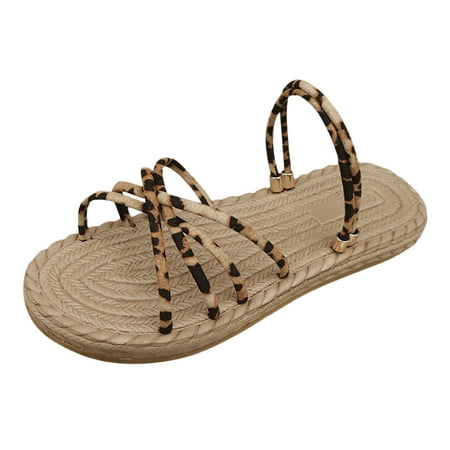 

Cathalem Sandal Girls Big_Kid Female Toddler Sandals Girls Size 8 Open Toe Slippers Flip Flops Shoes Summer Casual Beach Bohemia Kids Wrestling Shoes and Brown 42