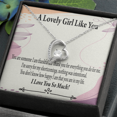thumbnail image 2 of To My Girlfriend So Happy Forever Necklace w Message Card, 2 of 20