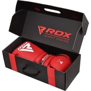 RDX Professional Boxing Fight Gloves, APEX Lace-Up Competition Fighter Gloves, Super Skin Maya Hide Leather, Padded Wrist Support, Multi-Layered, Traditional Extra Long Laces for Firm Secure Fit