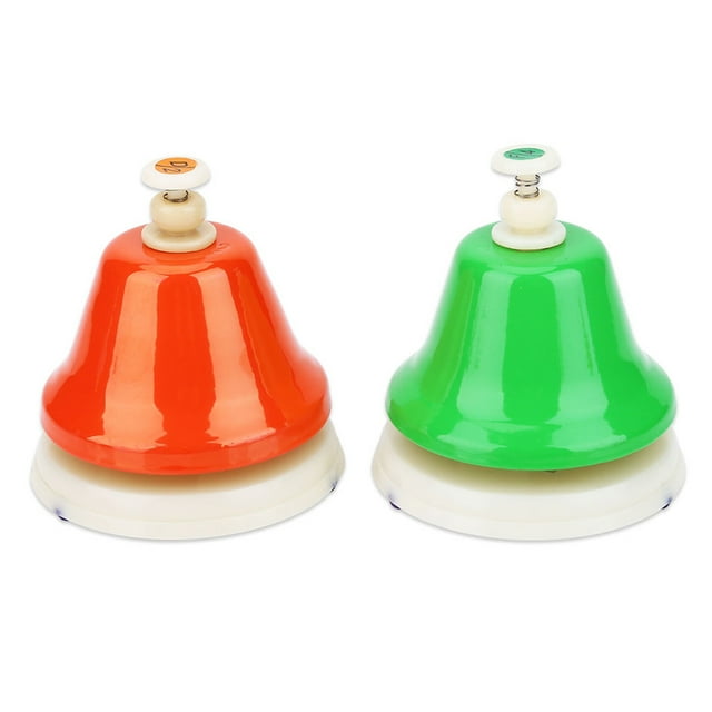 Campana de mano para niños ANGGREK Juego de campanillas coloridas 8 notas
