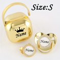thumbnail image 3 of Baby Personalized Pacifier With Name, Pacifier Box Set, Customized Pacifier +Pacifier Clip+ Storage Box For 0-18 Months, 3 of 4