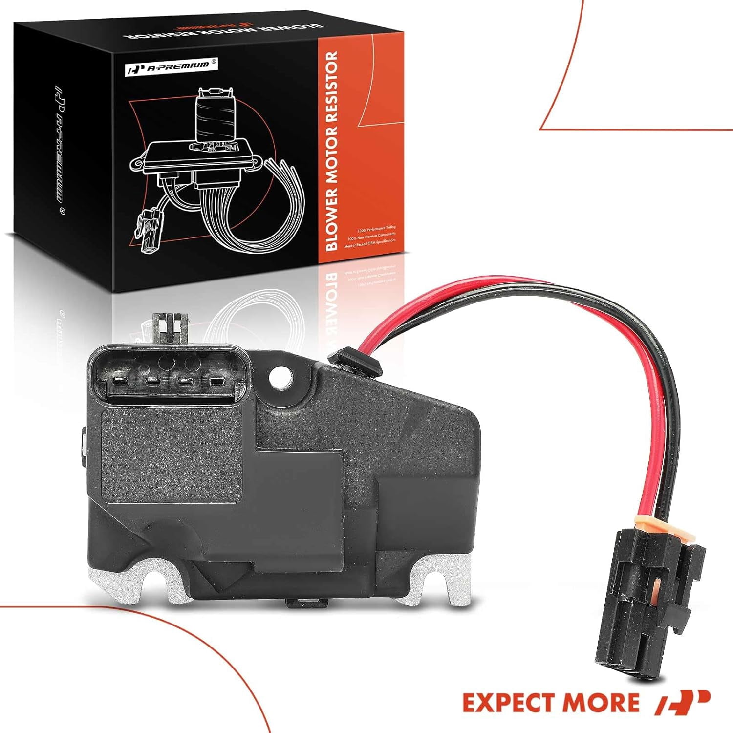 A-Premium Blower Motor Resistor Replacement for Buick Century 1997-2005 Regal Chevrolet Corvette 1997-2004 Oldsmobile Intrigue Pontiac Grand Prix