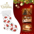 thumbnail image 6 of SKYSONIC Strawberry Christmas Stocking Personalized Large Candy Stocking Hanging Gift Xmas Stockings Decoration for Family Holiday Party Ornaments Decor Fireplace, 6 of 7