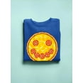 thumbnail image 3 of Smiling Pizza Sweatshirt Women -Smartprints Designs, Female Medium, 3 of 4