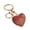 Red, variant on Red Red Heart Shaped Metal Keychain With Rhinestone Embellishments For Bag And Keys Durable Alloy Construction 1.6 Inch Size