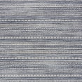thumbnail image 2 of 2â€™ x 4â€™ Navy Blue Decorative Stripes Area Rug, 2 of 3
