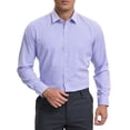 thumbnail image 1 of CAMISAS DE NEGOCIOS DE MANGA LARGA CON BOTONES PARA HOMBRES INSPIRE CHIC XL PÚRPURA CLARO, 1 of 6