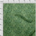 thumbnail image 3 of oneOone Cotton Poplin Green Fabric Paisleys Quilting Supplies Print Sewing Fabric By The Yard 56 Inch Wide, 3 of 4