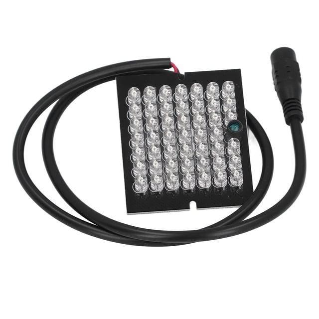 Tablero de Luz de la Cámara de 940 nm, Sensor de Luz Incorporado de Diseño Compacto Cámara Infrarroja Lámpara Auxiliar de Detección Automática DC12V Para El Uso del Hogar