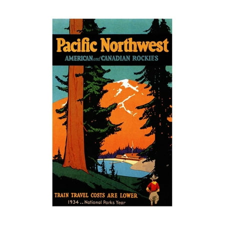 Pacific Northwest American & Canadian Rockies Print Wall