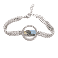 thumbnail image 1 of Tianchi Cliff Pulsera de tobillera de cadena de tenis, joyería de diamantes, 1 of 3