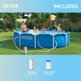 thumbnail image 5 of Intex: Metal Frame Pool & Filter Pump - 12' x 30" - Above Ground Swimming Set, 530 GPH, Puncture-Rust Resistant, Easy T-Joint Setup, 1718 Gal, 28211EP, 5 of 16