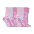 thumbnail image 1 of Gentle Grip - 6 Pairs Ladies Gentle Grip Non Elastic Crew Socks, 1 of 2