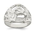 thumbnail image 1 of 925 Sterling Silver Horseshoe Ring, 1 of 2