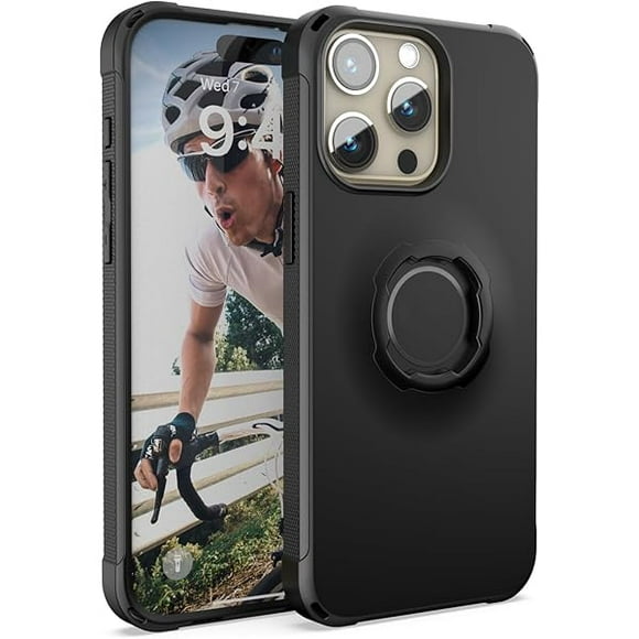 wonima11 Lock Protective Case for iPhone 16 Pro Max Black