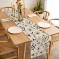 thumbnail image 4 of Daisy Flowers Cotton Linen Table Runner Spring Wildflowers Dining Table Runners for Home Decor Party Dining Room Restaurant Kitchen 13" x 108", 4 of 8