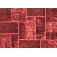 thumbnail image 1 of Ahgly Company Indoor Rectangle Patchwork Red Transitional Area Rugs, 4' x 6', 1 of 4