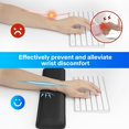 thumbnail image 4 of Reposamuñecas para teclado Yolanda, gel refrescante, ergonómico, negro, 4 of 7