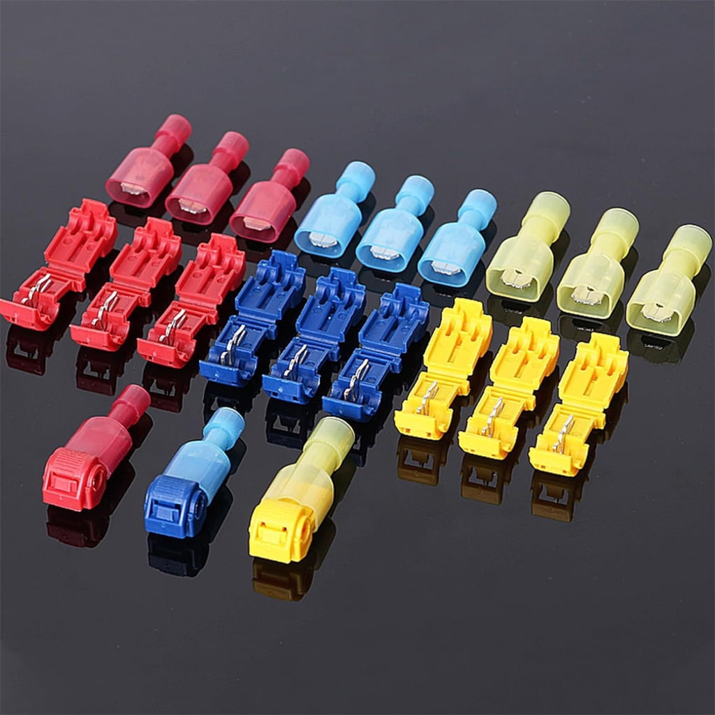 WINDLAND Quick Installation Wire T Tap Connectors Hassle frees Cable Connection set Cable Junctions 200pcs for Homes & Office Use