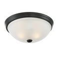 thumbnail image 5 of Sleek 2-Light Ceiling Light in English Bronze, 5 of 5