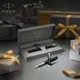 thumbnail image 6 of Parker Sonnet Fountain Pen | Stainless Steel with Gold Trim | Medium Nib | Gift Box, 6 of 8