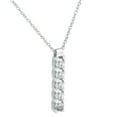 thumbnail image 2 of Pompeii 14K White Gold 1 1/4ct Journey Genuine Diamond Pendant (H/I,I1-I2), 2 of 5