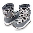 thumbnail image 3 of JAN & JUL Boys Water Resistant Tall Outdoor Winter Boots (Bear, US Size 12), 3 of 7