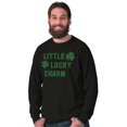 thumbnail image 5 of St Patricks Day Little Lucky Charm Long Sleeve TShirt Men Women Brisco Brands M, 5 of 6