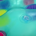 thumbnail image 5 of H2OGO! Double Designer Pool Lounge - 7'4" x 68.5" - Bestway Inlfatable, Fits 2 Adults, Built-In Cooler Area For Snacks & Drinks, Pool & Water Accessory, Easy Inflate & Deflate, 5 of 9