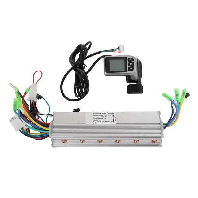 Control de scooter eléctrico con panel de pantalla LCD 124DX con interruptor Motor 36/48V 350W para scooter de bicicleta eléctrica