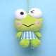 thumbnail image 2 of Lindo muñeco de peluche de rana de ojos grandes, colgante de mochila, lindo llavero de peluche de rana, 2 of 6