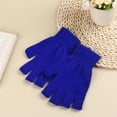 thumbnail image 4 of Guantes cálidos de punto acrílico, guantes creativos de invierno de medio dedo, guantes unisex, 4 of 6
