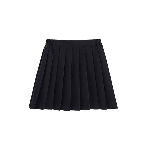 Bovxnpu Girls Skirt Girls School Uniform Pleated Skirt Kids Tennis Skirt School Outfit