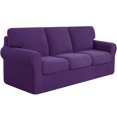 thumbnail image 1 of Ensembles de Housses de Sofa 2024 7 Pcs Housse Extensible pour Canapé Housses de Coussins de Dossier (Sofa Bordeaux), 1 of 6