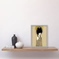 thumbnail image 2 of Woman in Klimt Style Dress Gold Black Painting Artwork Framed Wall Art Print A4, 2 of 4